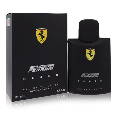 Ferrari Scuderia Black Eau De Toilette Spray For Men, 4.2.